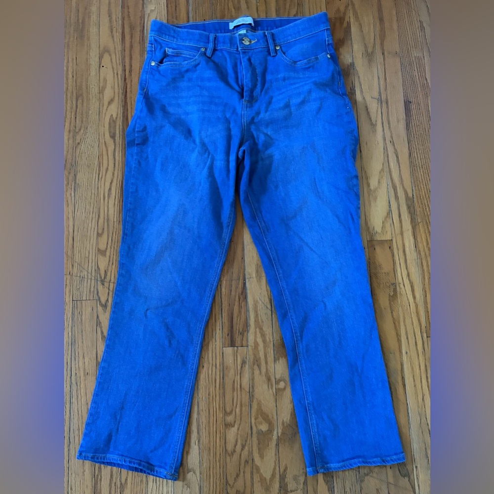 EUC Lilly Pulitzer 27” Liza High Rise Stretch crop Jeans - 12